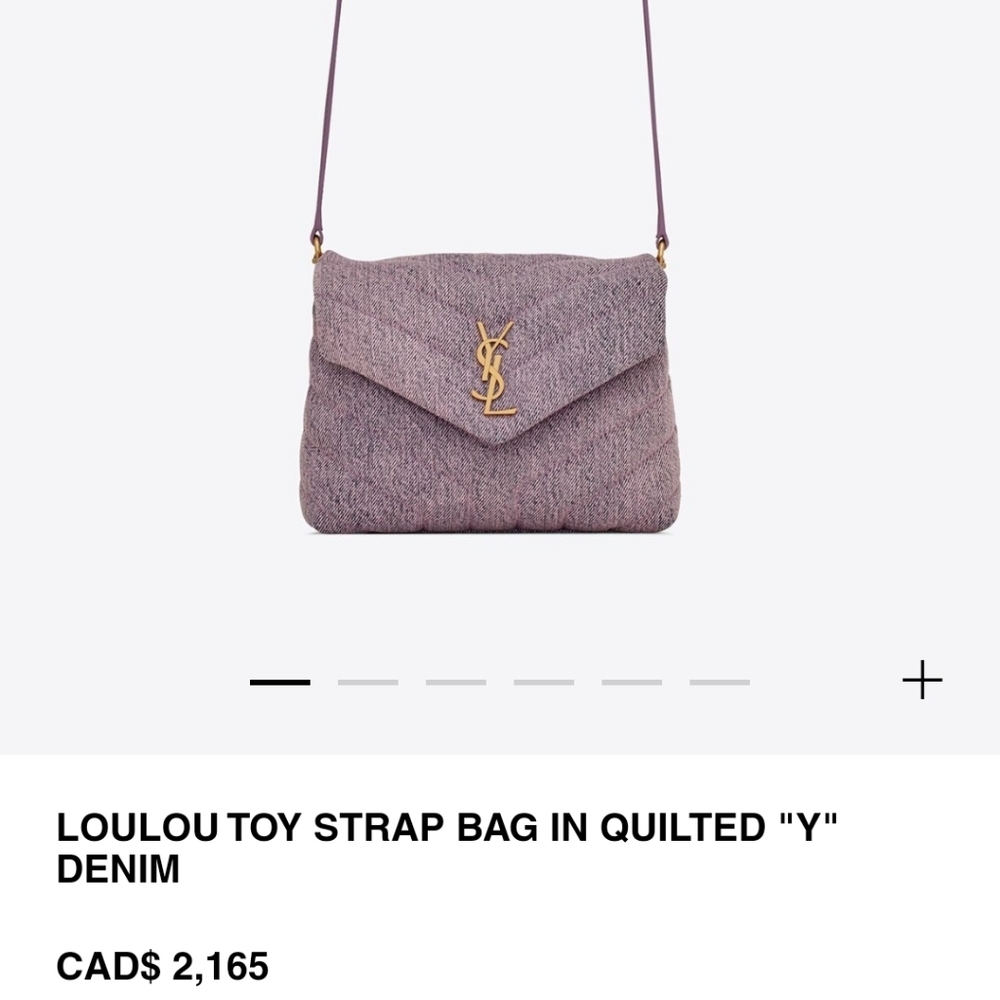 Saint Laurent Lou Lou Toy Crossbody/Shoulder Bag AUTHENTIC